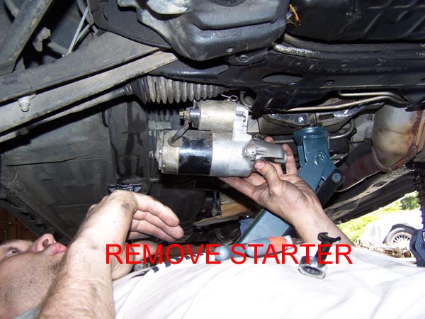 1991 Nissan pathfinder starter removal #1