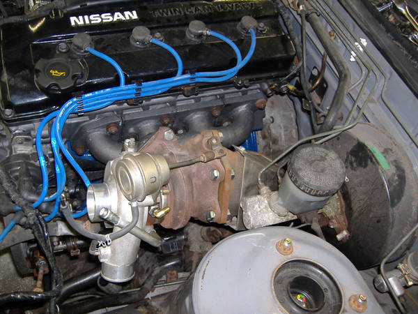 Nissan ka24de turbo install #9