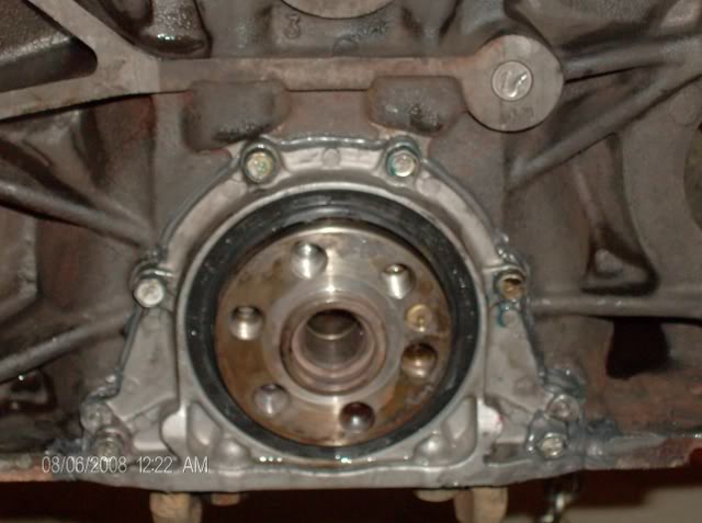 Nissan rear main seal leak #1