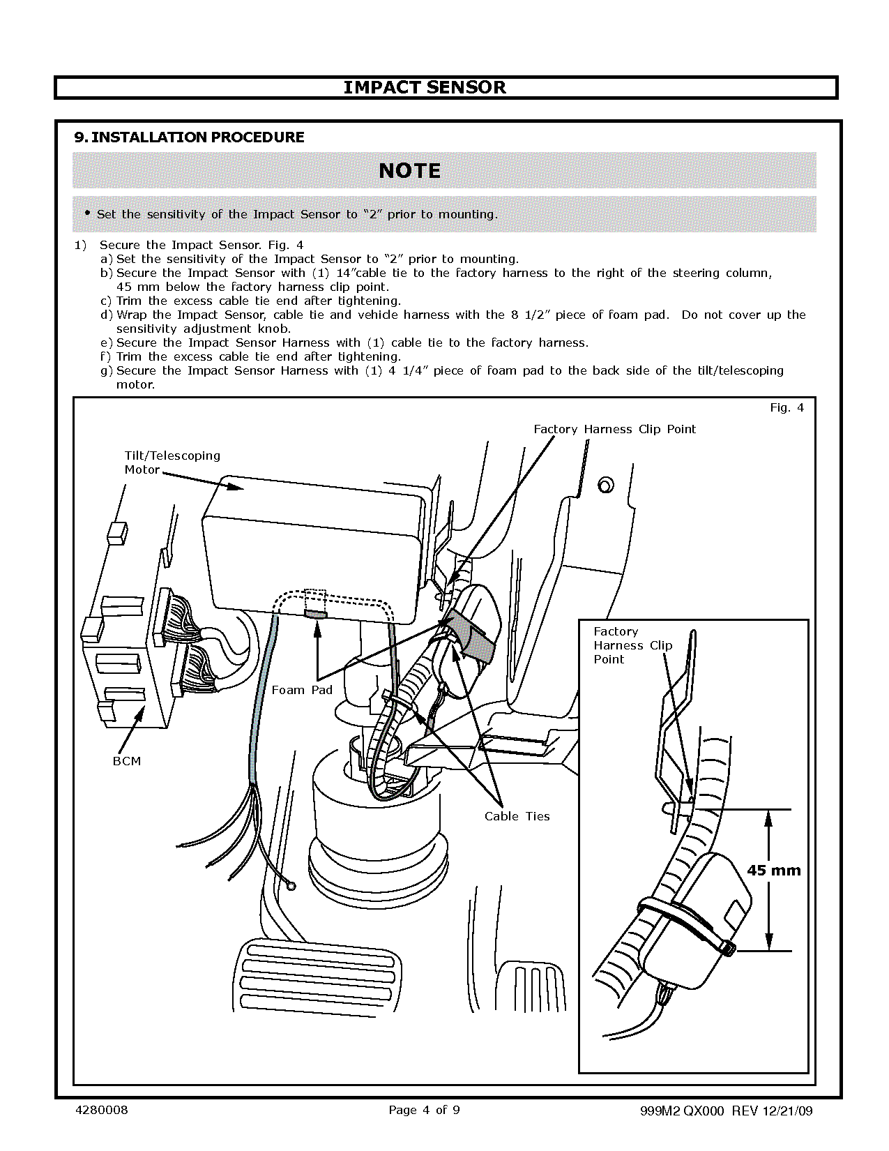 Nissan maxima crash zone sensor #8