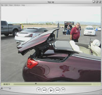 Infiniti G37 Convertible Top Going Up Video
