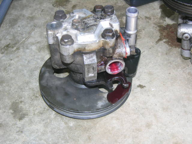 1990 Nissan 240sx power steering pump removal #8