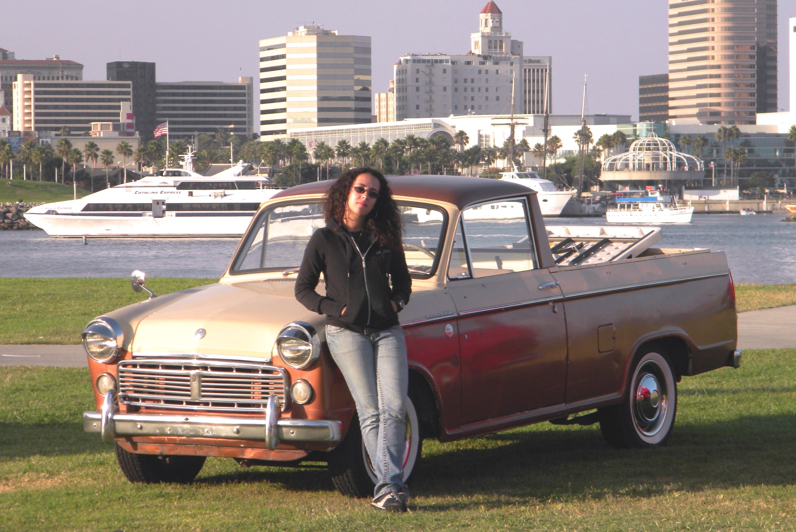 Christine and a Datsun NL320