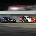 Fredric and Robbie staying close on the infield during the Championship Round
