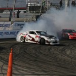 Ryan Kada (white 350Z) and Luke Lonberger (red Corvette)