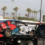 Luckily, Tony walked away and the Scion Racing Team was able to put the car back together in time to qualify.