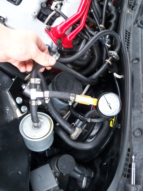 Nissan fuel pressure test #1