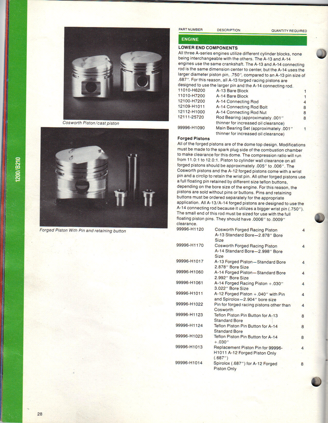 Nissan competition catalog #8