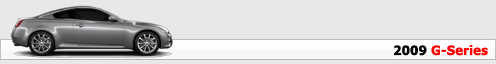 2009 Infiniti G-Series lineup