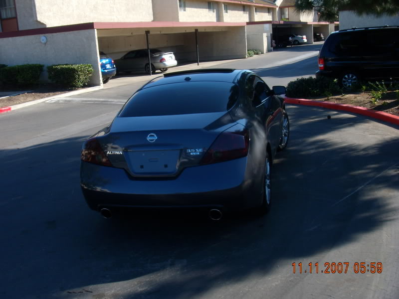 altima coupe smoked tail light install