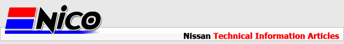 Nissan Infiniti Technical Articles Page