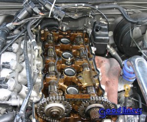 SR20DET After removing valve cover and timing cover