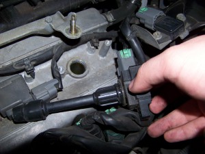 Ignition Coil Removed Nissan Maxima/Infiniti I30