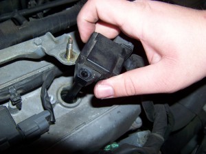 Removing Ignition Coil from engine Nissan Maxima/Infiniti I30