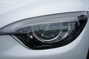 Close-up of the Etherea Headlights