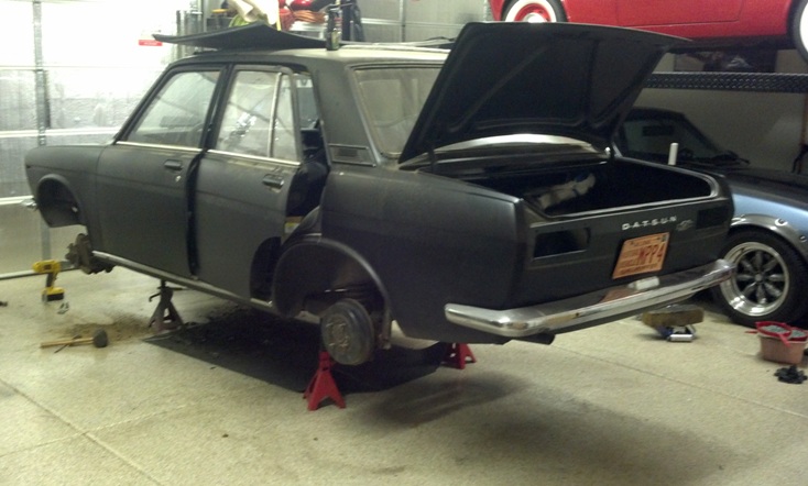 Datsun 510 restoration beginning