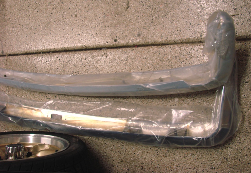 Datsun 510 bumpers rechromed
