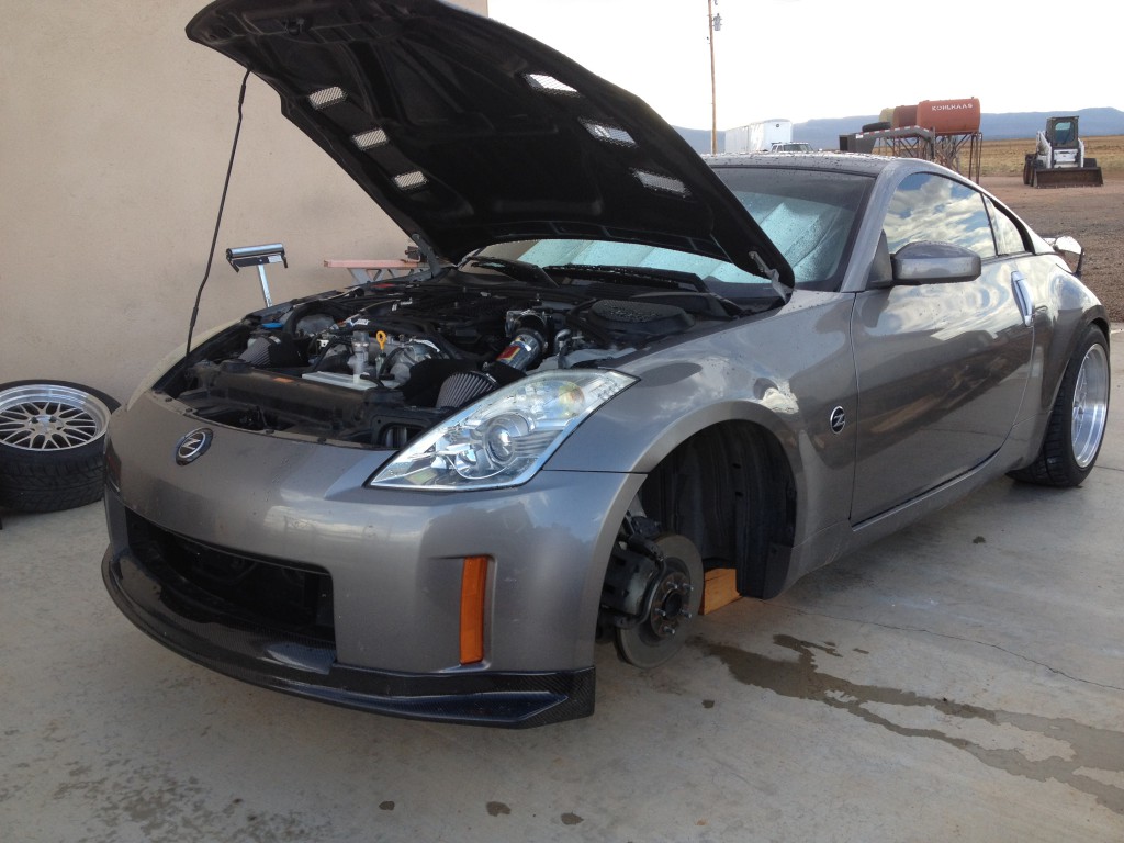 350Z Raceland Coilover Install