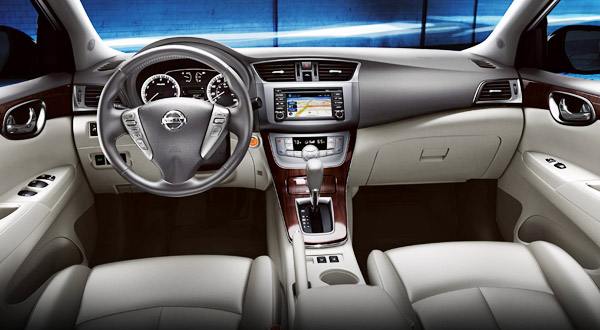 2013 Nissan Sentra leather interior