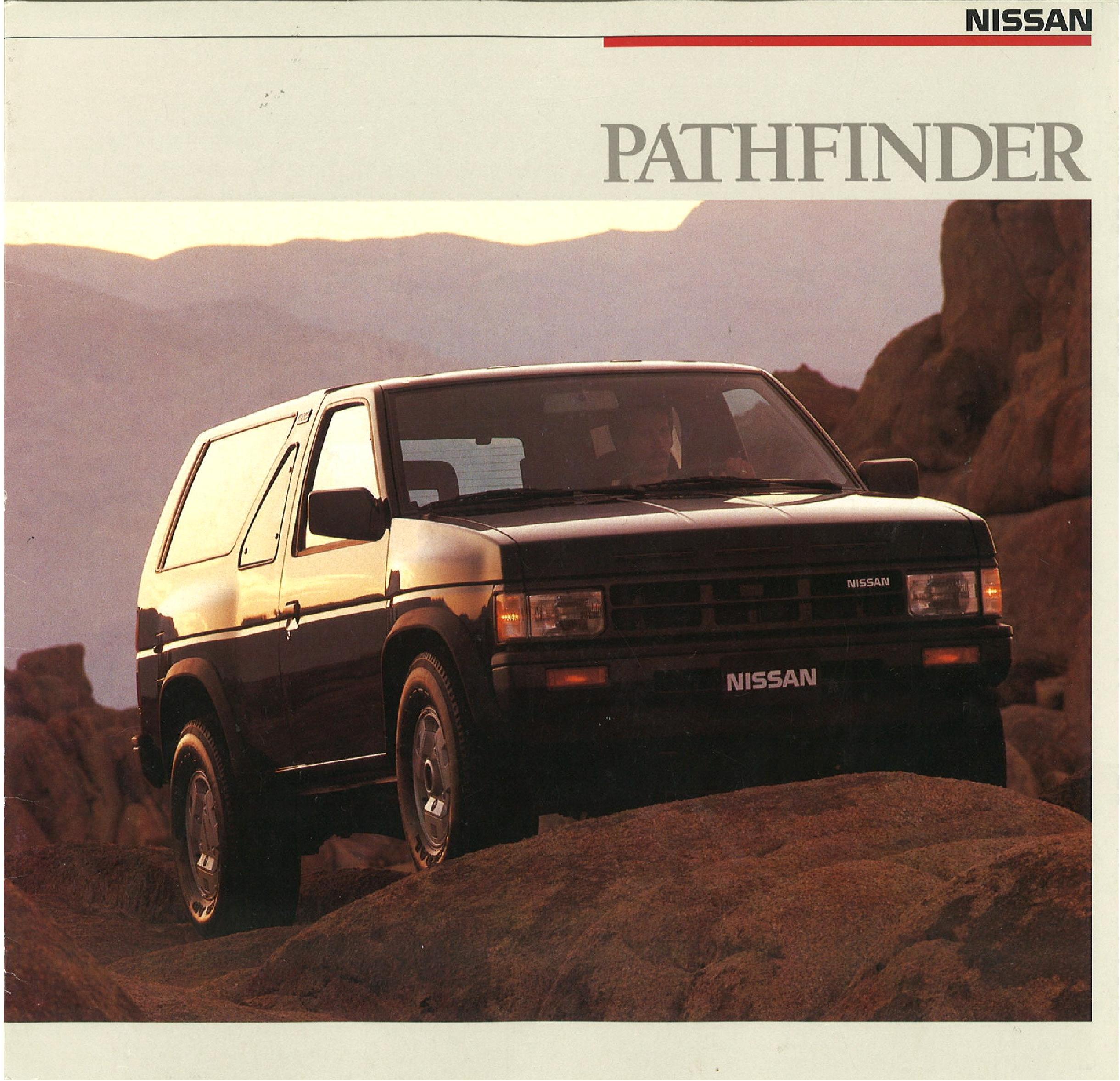 1988 Nissan Pickup Truck and Pathfinder Trailer Towing Guide Car Brochure