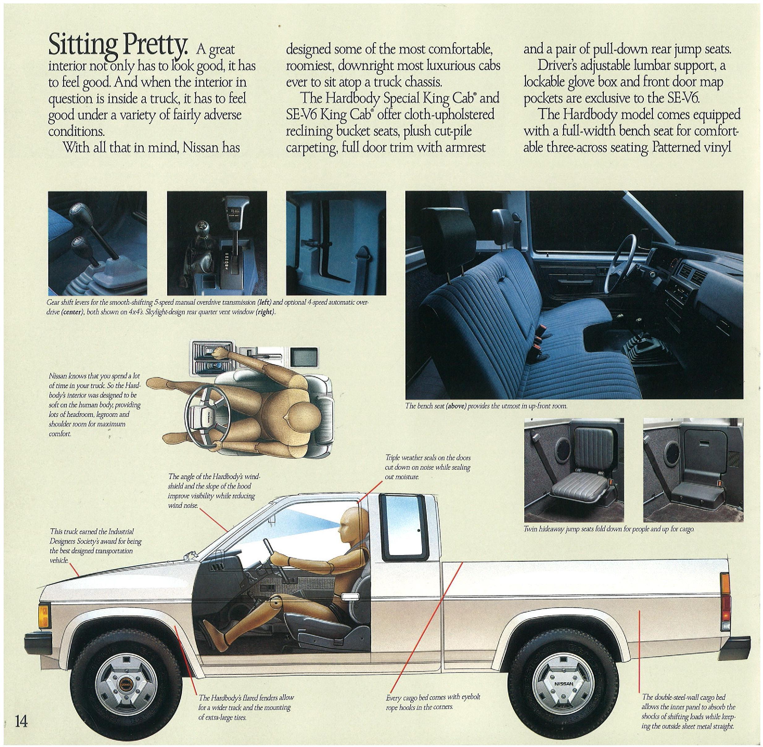 1989 Nissan Hardbody Dealer Brochure Nicoclub