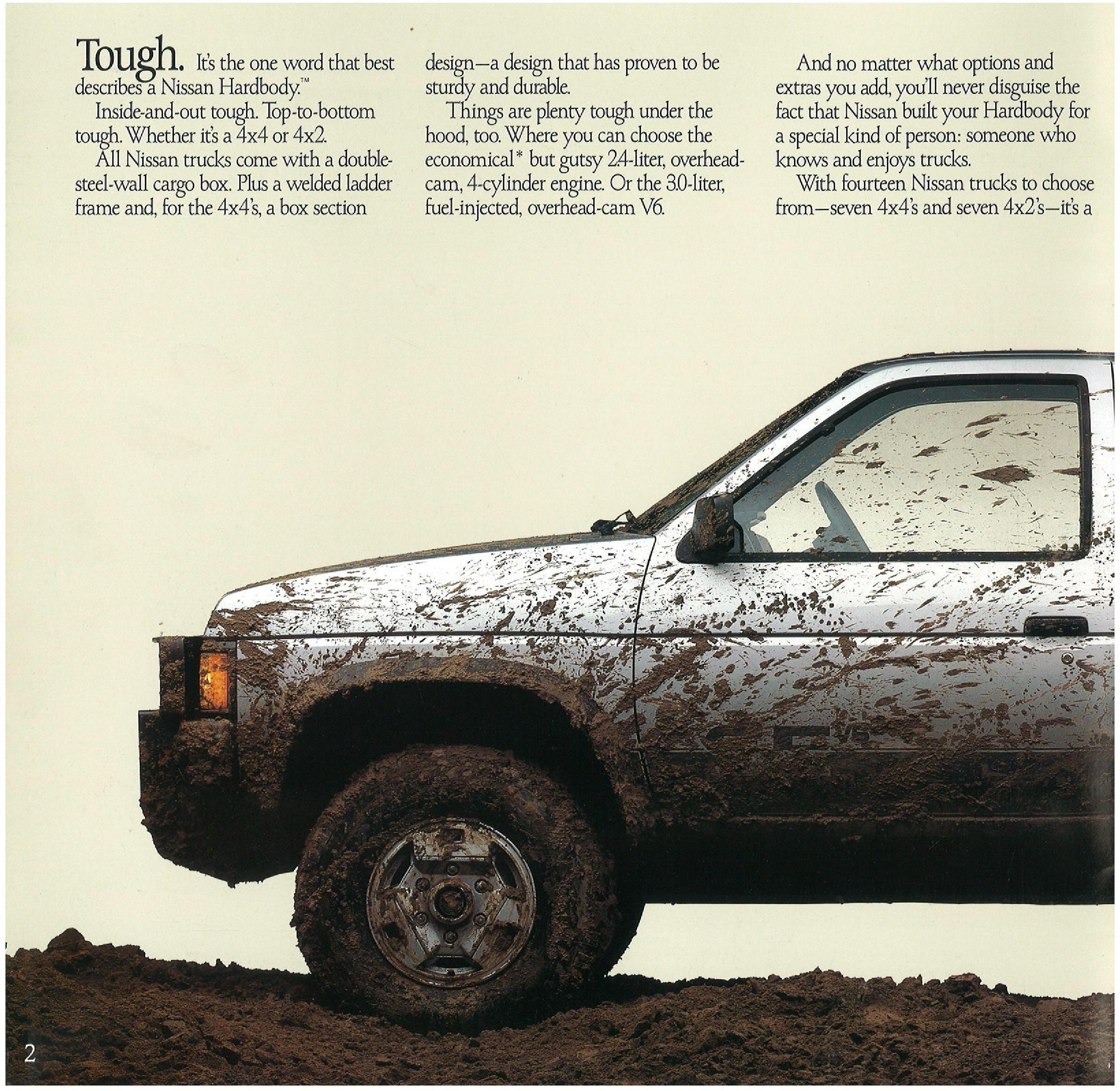 1989 Nissan Hardbody Dealer Brochure Nicoclub