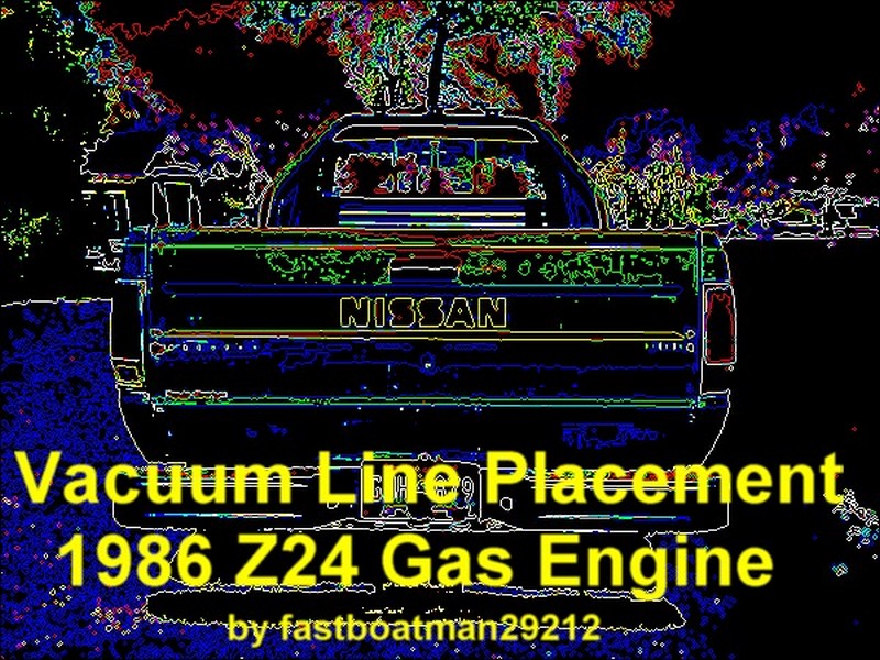 Nissan 720 Pickup Truck Vacuum Hose Routing