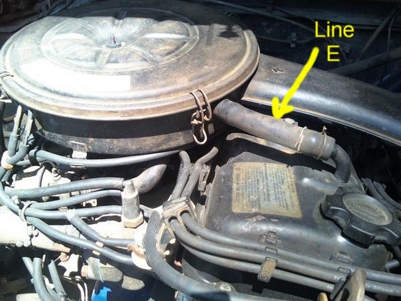 Nissan 720 Pickup Truck Vacuum Hose Routing