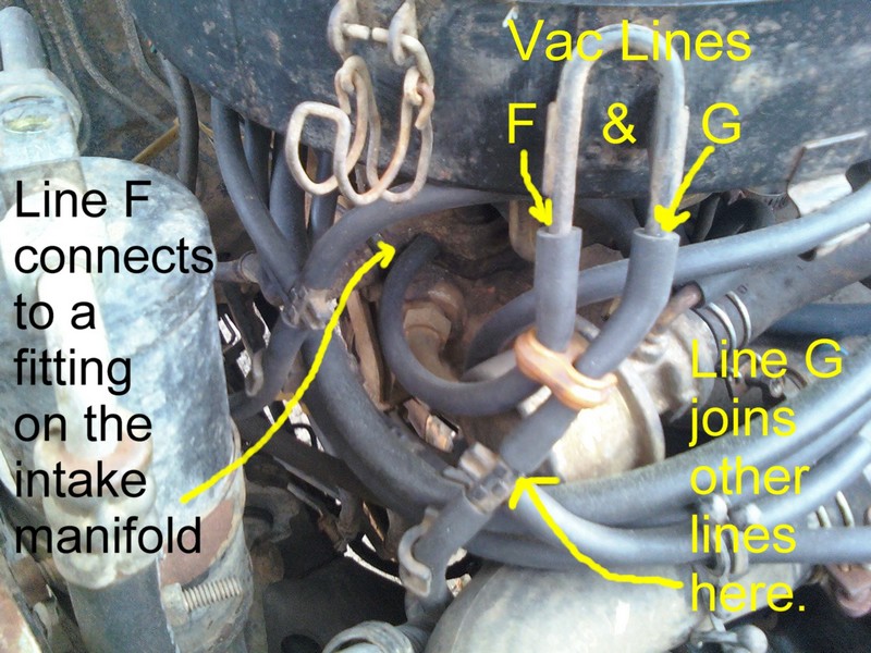 Nissan 720 Pickup Truck Vacuum Hose Routing