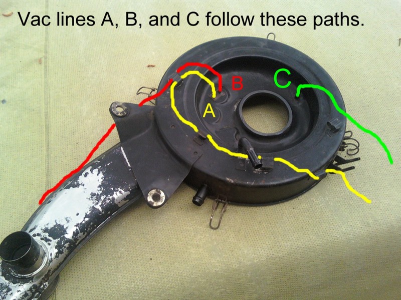 Nissan 720 Pickup Truck Vacuum Hose Routing