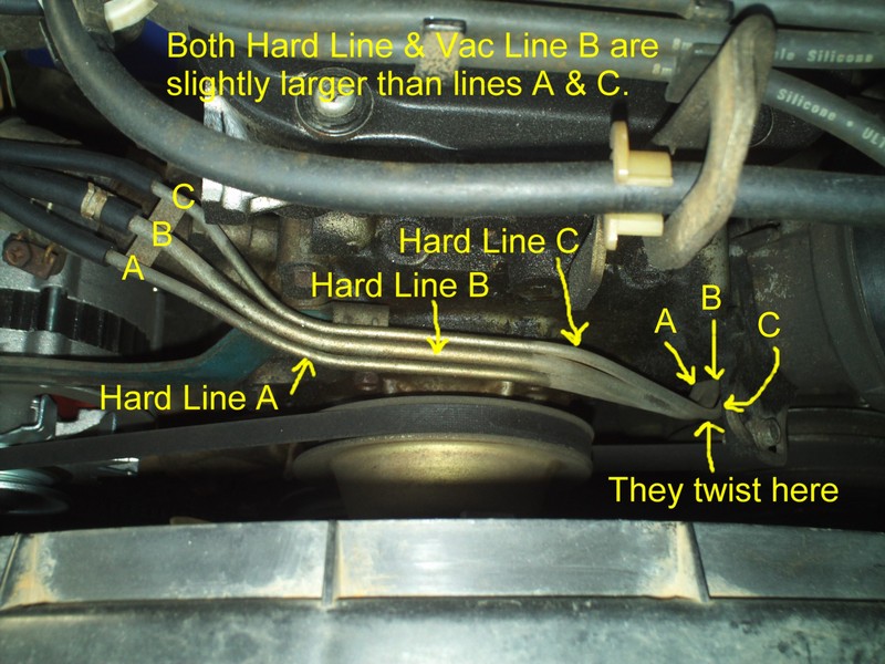 Nissan 720 Pickup Truck Vacuum Hose Routing