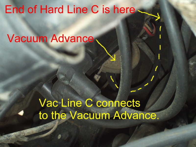 Nissan 720 Pickup Truck Vacuum Hose Routing