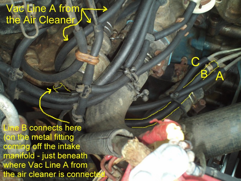 Nissan 720 Pickup Truck Vacuum Hose Routing