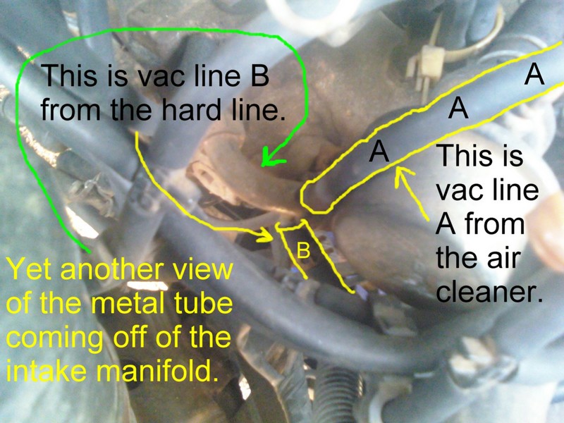 Nissan 720 Pickup Truck Vacuum Hose Routing