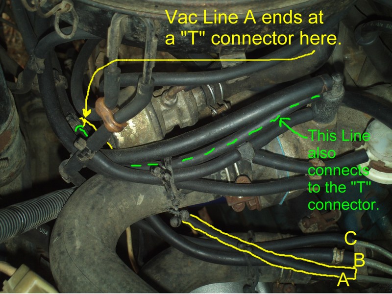 Nissan 720 Pickup Truck Vacuum Hose Routing