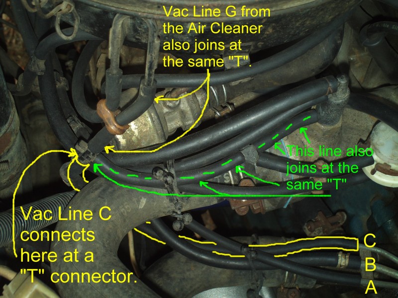 Nissan 720 Pickup Truck Vacuum Hose Routing