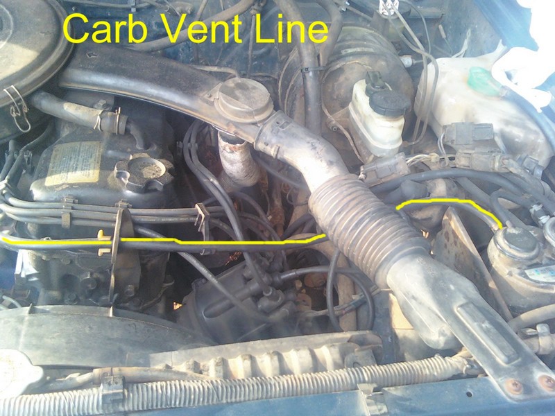 Nissan 720 Pickup Truck Vacuum Hose Routing