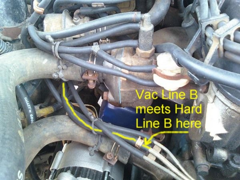 Nissan 720 Pickup Truck Vacuum Hose Routing