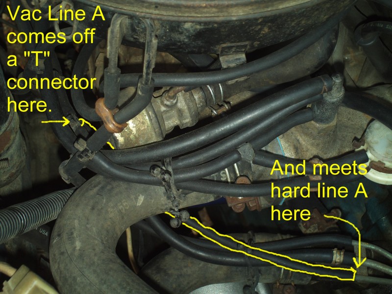 Nissan 720 Pickup Truck Vacuum Hose Routing