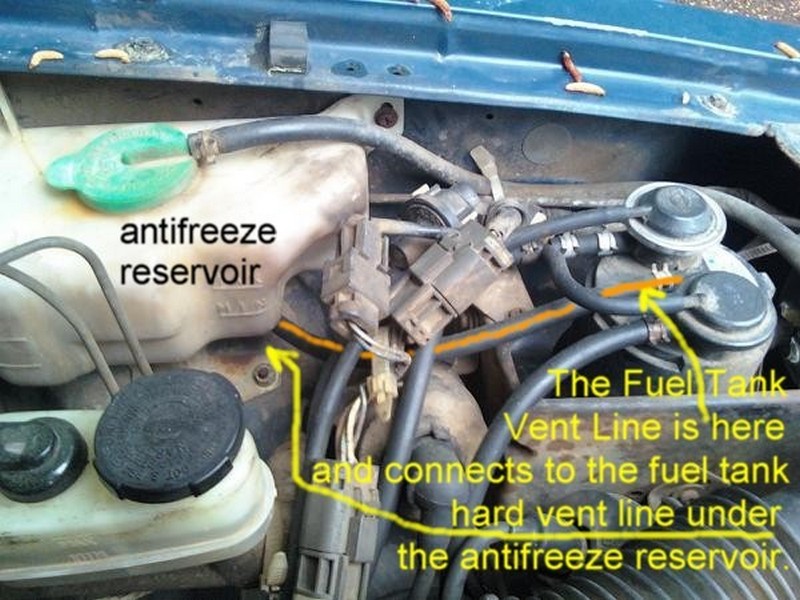 Nissan 720 Pickup Truck Vacuum Hose Routing