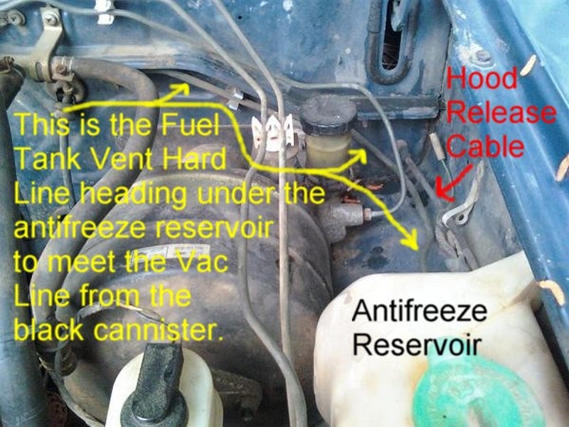 Nissan 720 Pickup Truck Vacuum Hose Routing