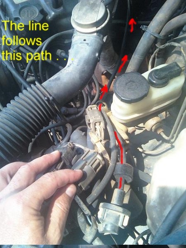 Nissan 720 Pickup Truck Vacuum Hose Routing