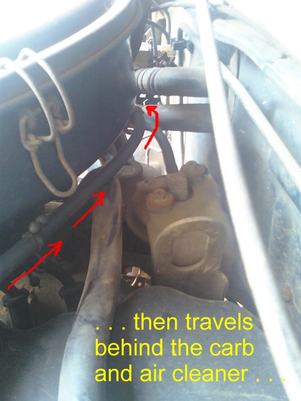 Nissan 720 Pickup Truck Vacuum Hose Routing