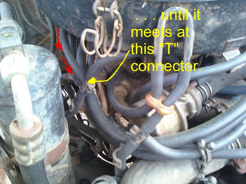 Nissan 720 Pickup Truck Vacuum Hose Routing