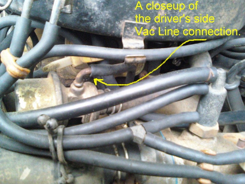 Nissan 720 Pickup Truck Vacuum Hose Routing