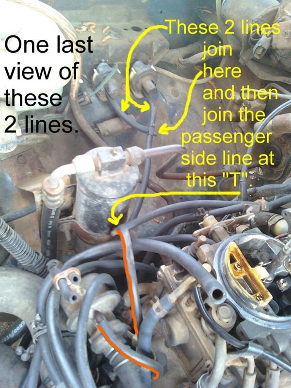 Nissan 720 Pickup Truck Vacuum Hose Routing