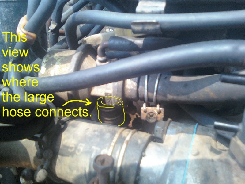 Nissan 720 Pickup Truck Vacuum Hose Routing