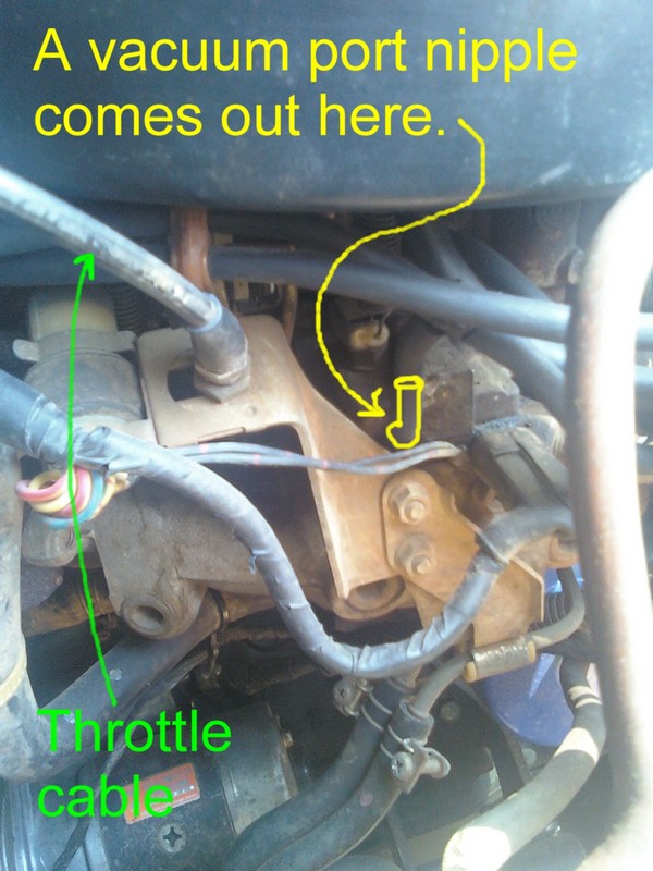 Nissan 720 Pickup Truck Vacuum Hose Routing