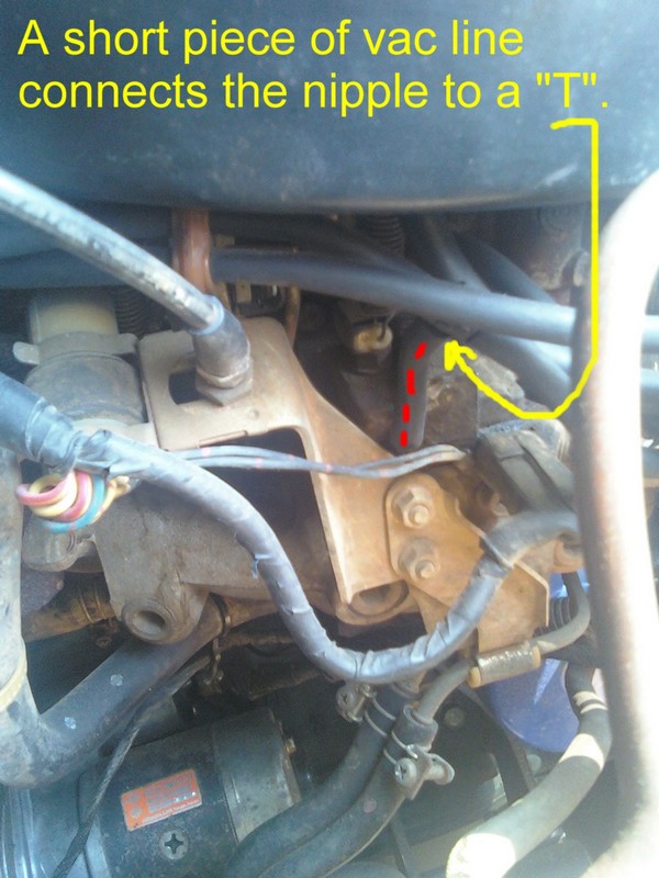 Nissan 720 Pickup Truck Vacuum Hose Routing