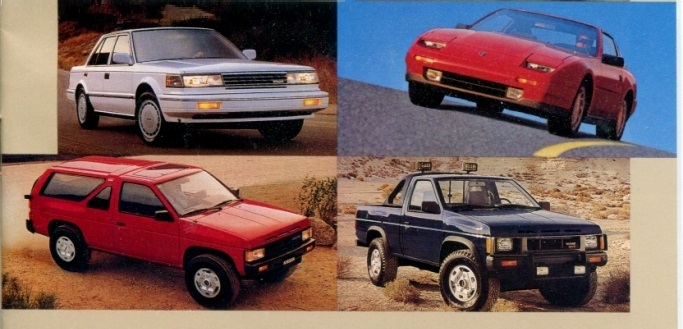 1987 Nissan Full Lineup Dealership Brochure - NICOclub